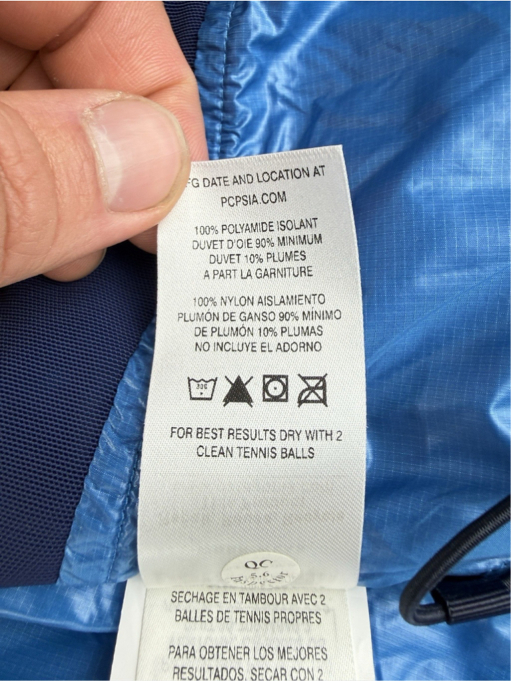 Patagonia Nwt Fitz Roy Down Parka Women Sz Small Endless Blue 84577 Style Number - Picture 15 of 16